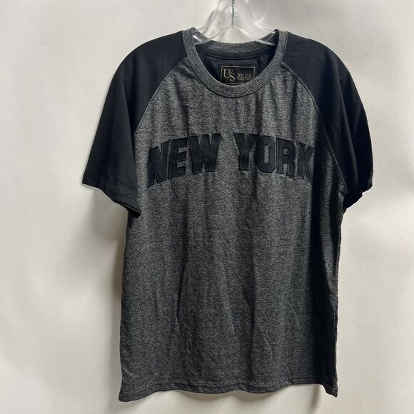 US Moda Mens T Shirt Size Large New York Graphic Short Sleeve Crew Neck New - Picture 3 of 9